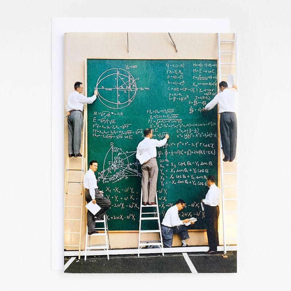 Equations For Satellite Birthday Card
