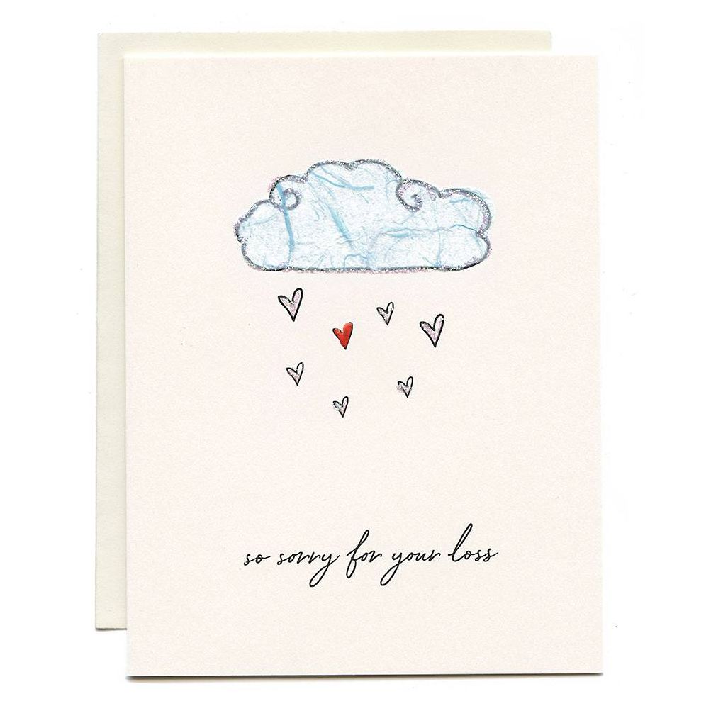 Handcrafted Sorry For Your Loss Sympathy Card