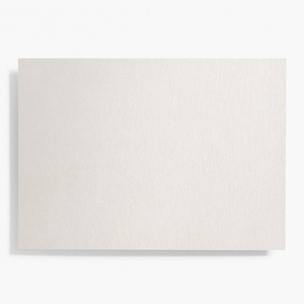 A7 Shimmer Silver Note Cards