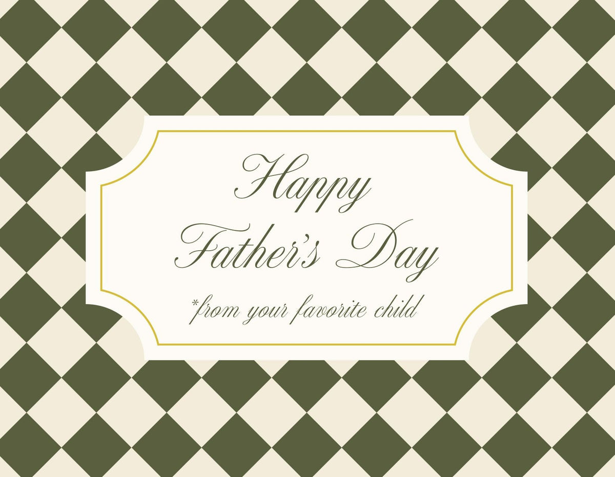 Favorite Child Father's Day Card