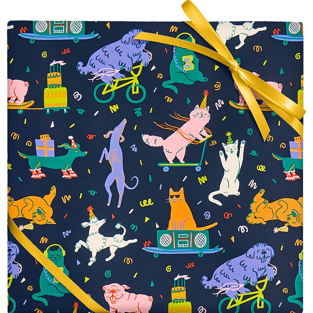 Party Animals Roll Wrap
