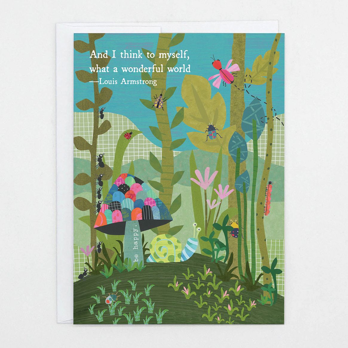 Wonderful World Thank You Card