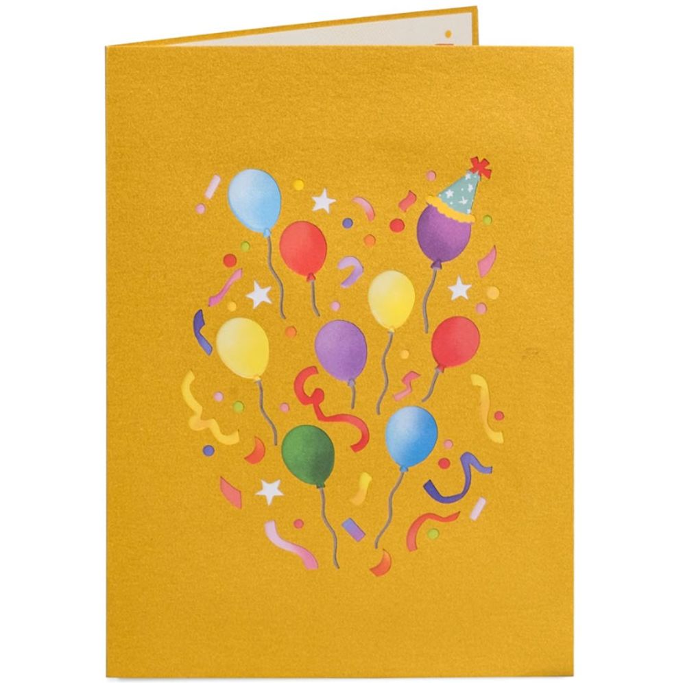 Paper Love Classic Happy Birthday Pop Up Card