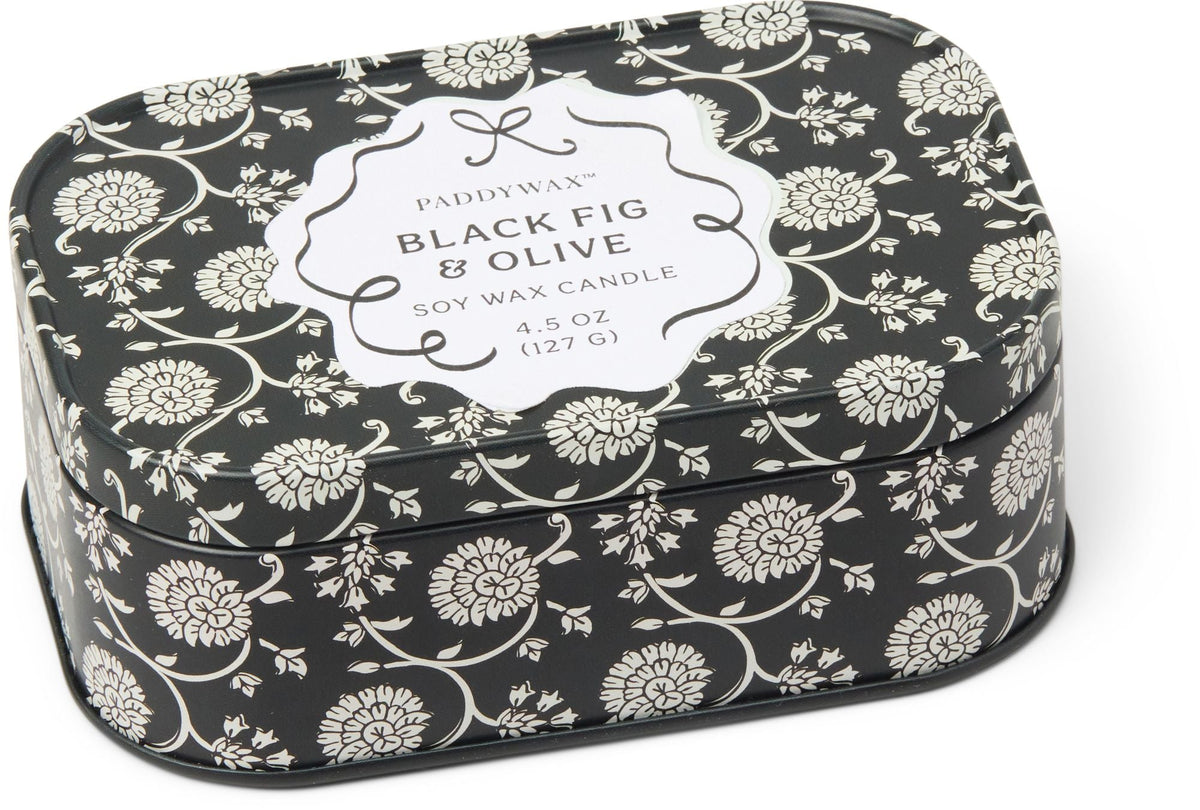 Chérie Black Fig & Olive Soy Wax Candle Tin 4.5 oz