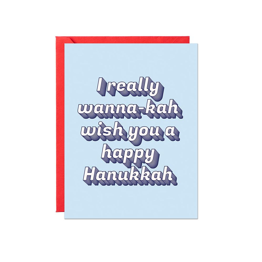 Hanukkah Really Wanna-kah Card