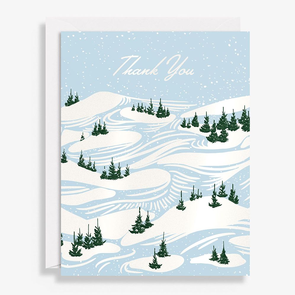 Snowhill Trees Thank You Boxed Set of 10