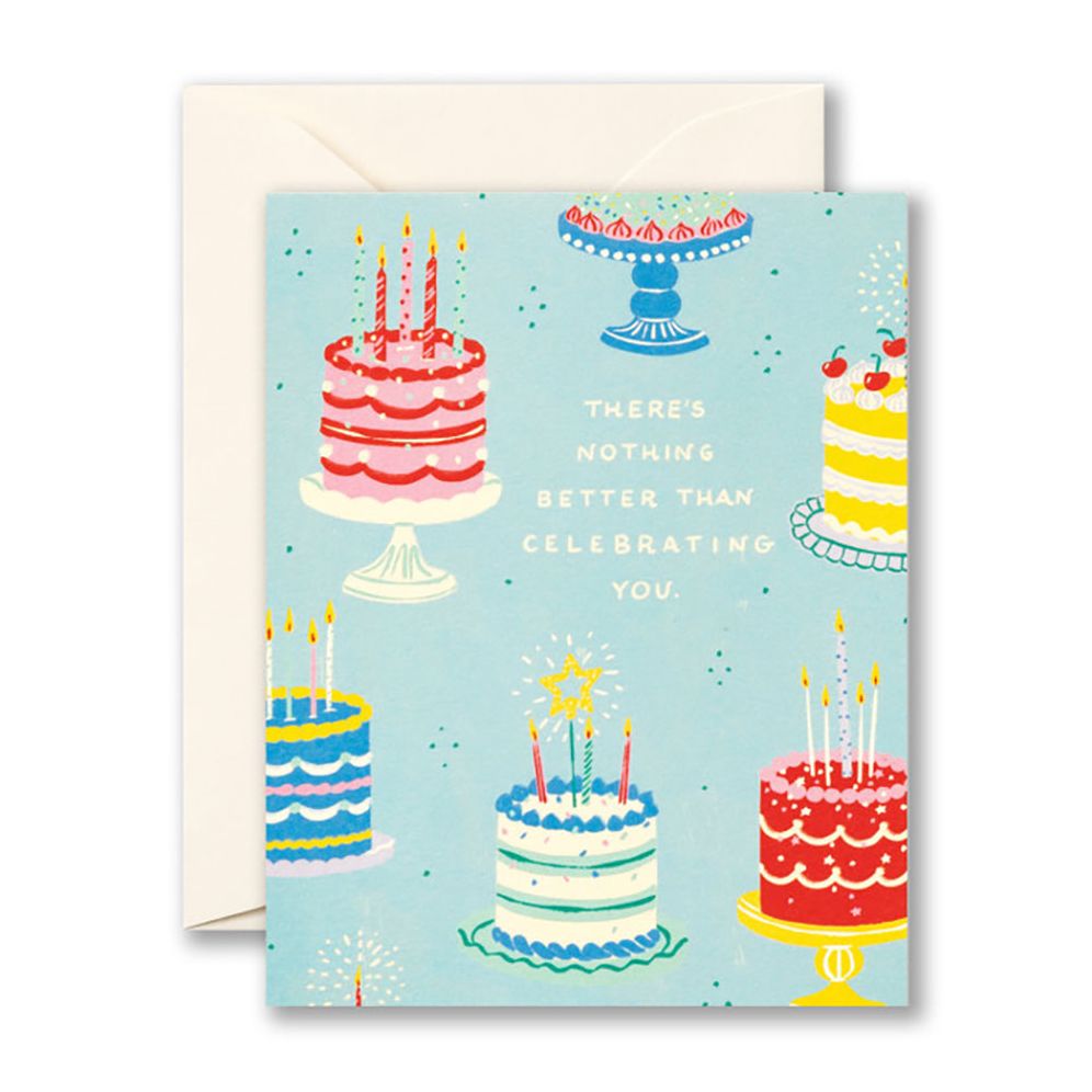 Cakes and Candles Birthday Greeting Card
