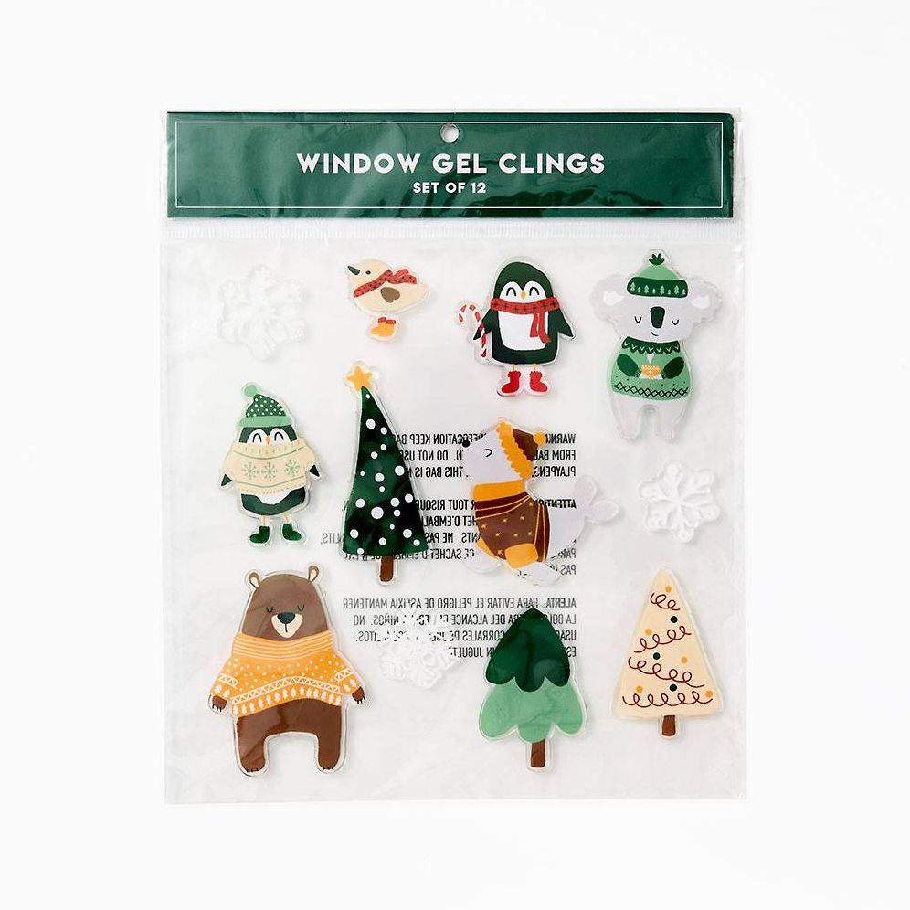 Winter Critter Window Gel Clings