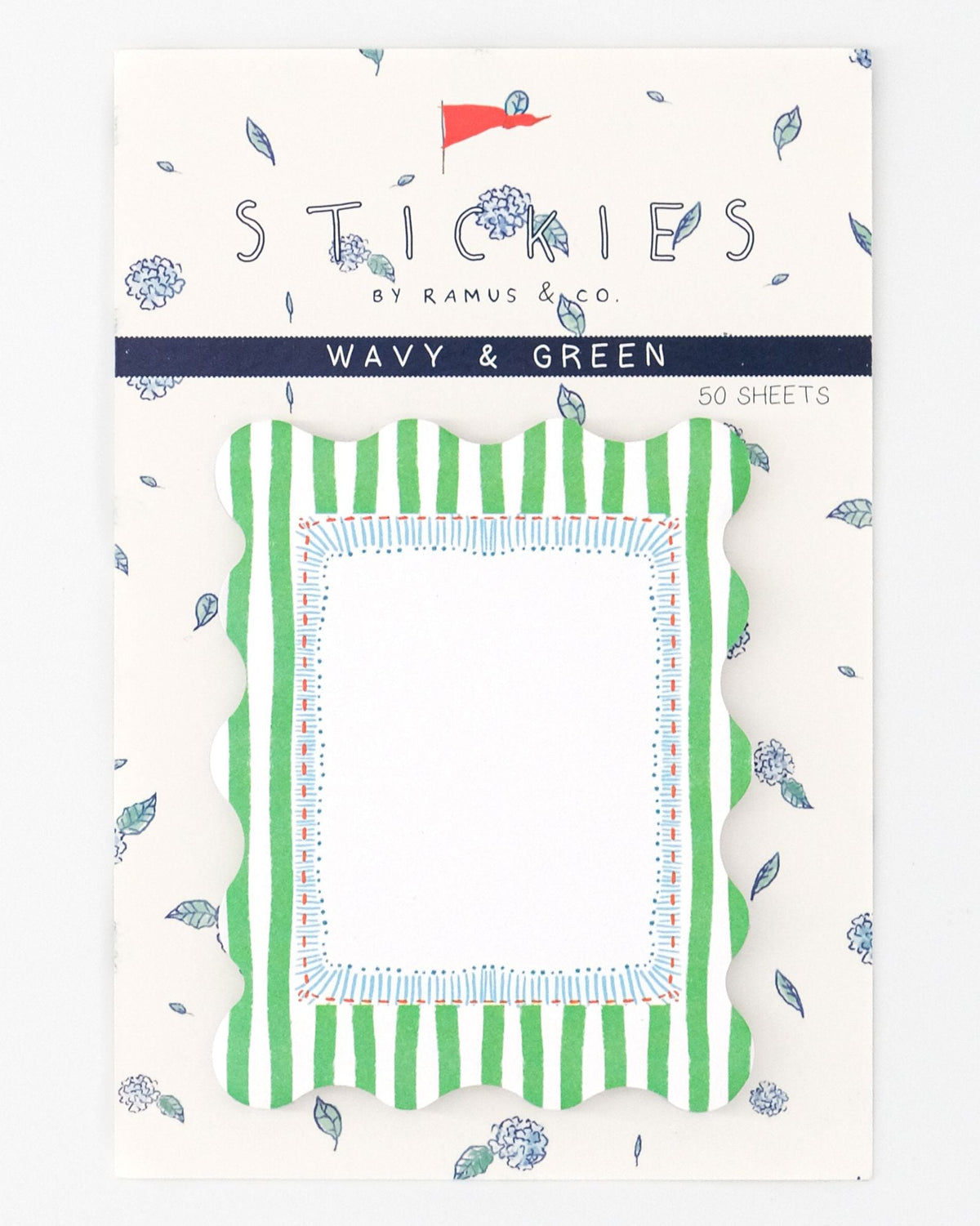 Wavy & Green Stickies by Ramus & Co.