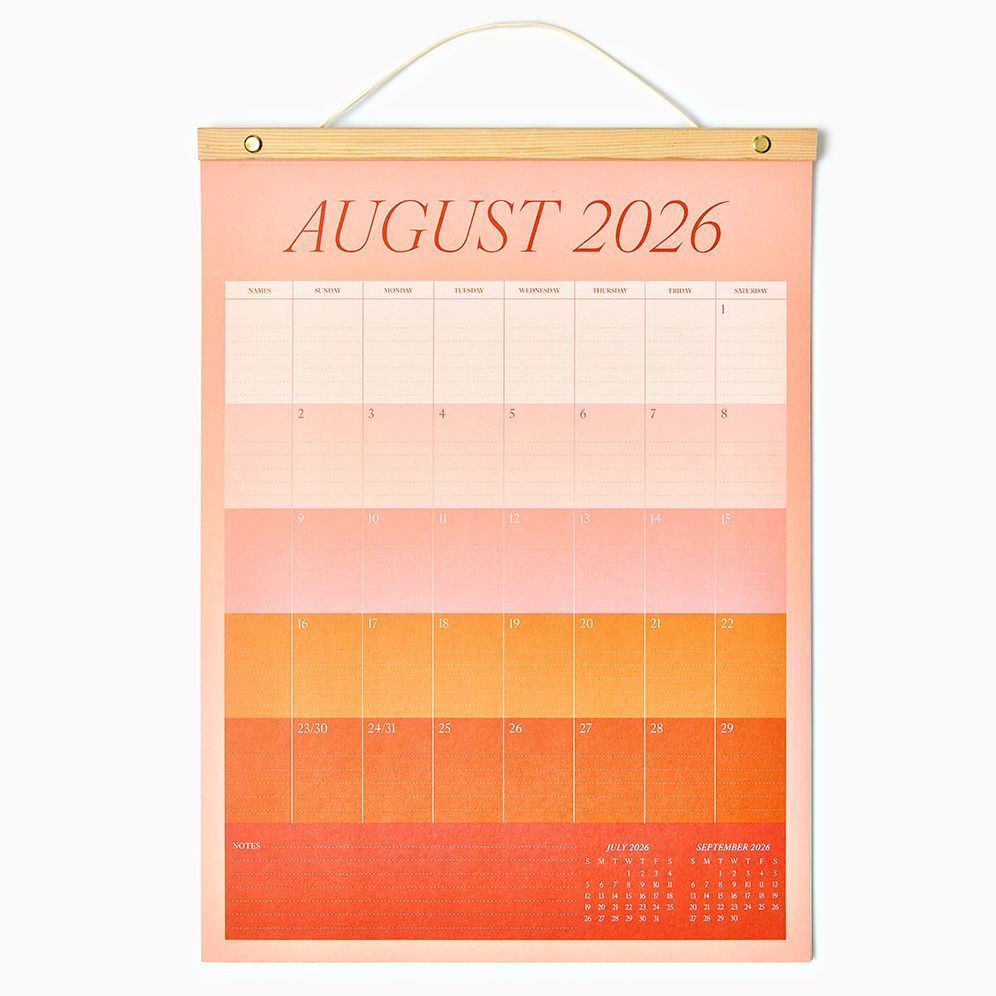 2026-2027 Paper Source Family Wall Calendar