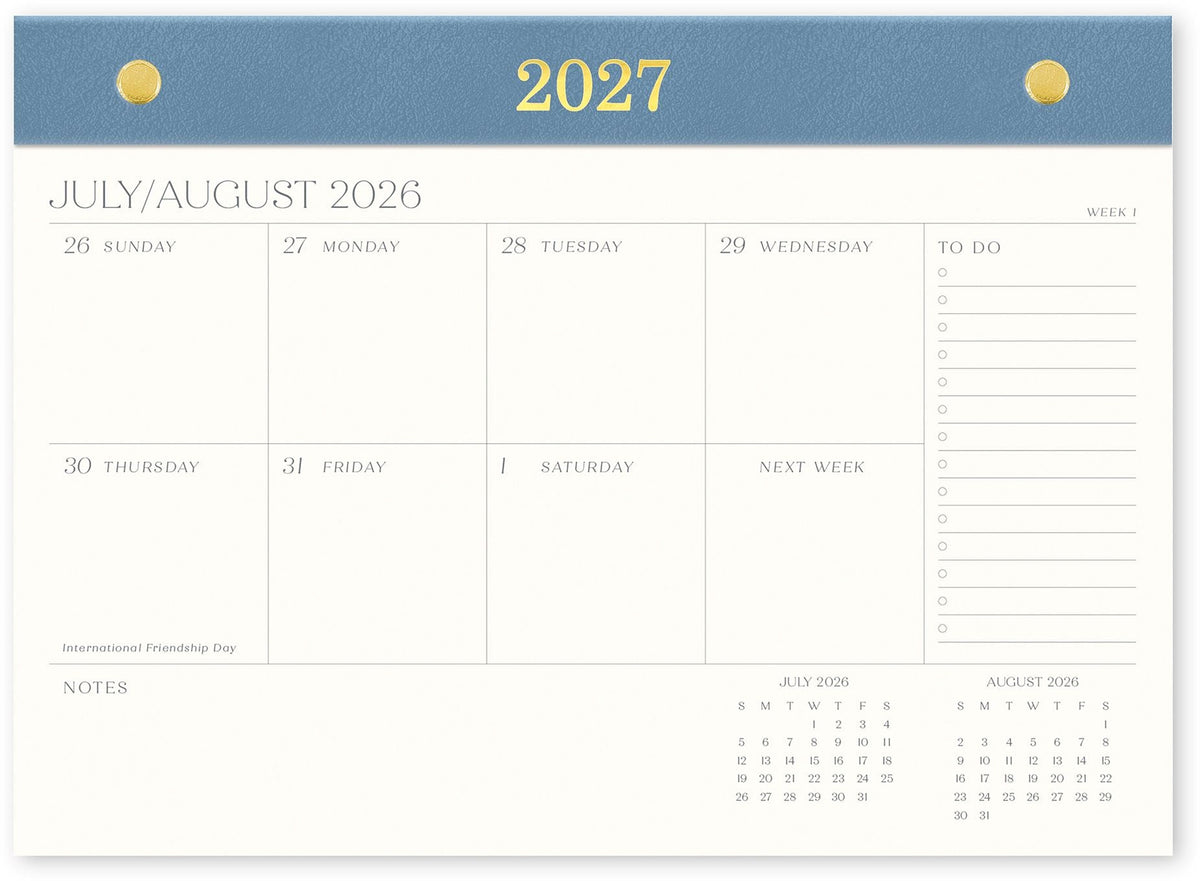 2026-2027 Paper Source Chicago Ave 17-Month Desk Pad