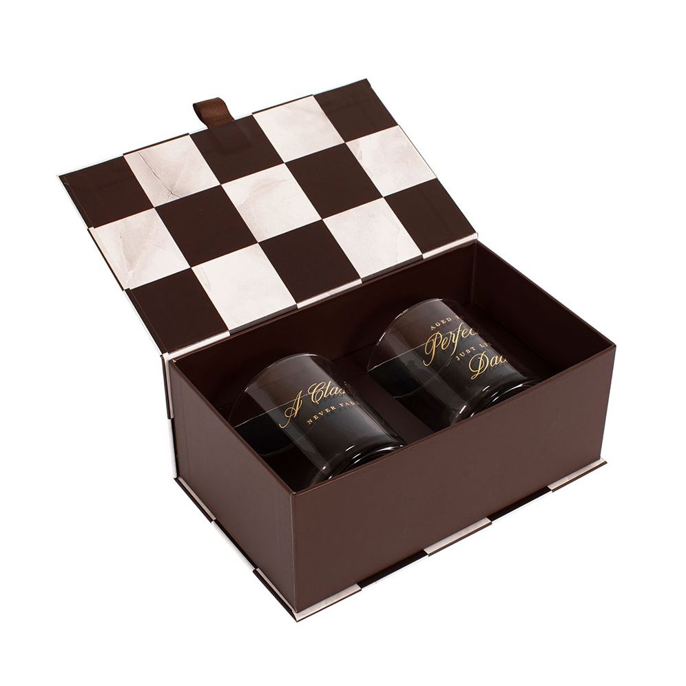 Aged to Perfection Whiskey Glasses Set of 2