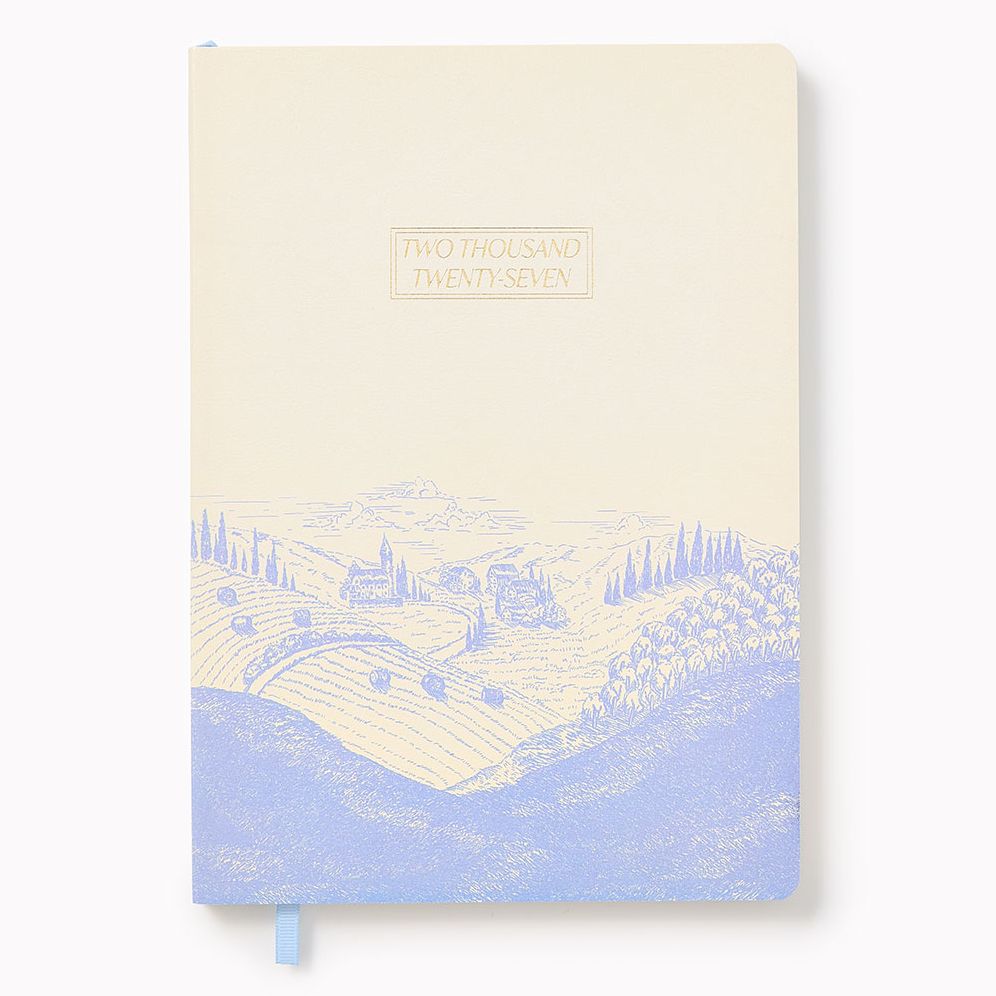 2027 Paper Source French Countryside Weekly Desk Planner