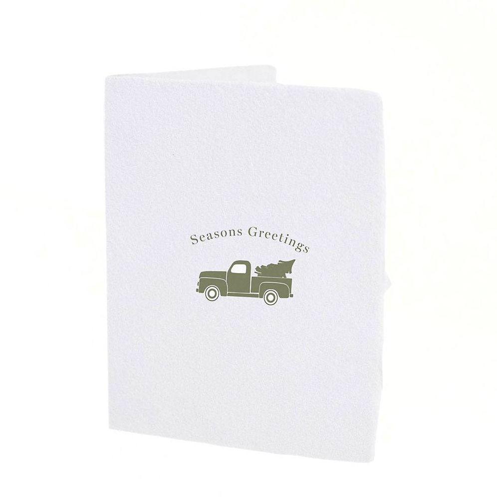 Christmas Tree Truck Holiday Card