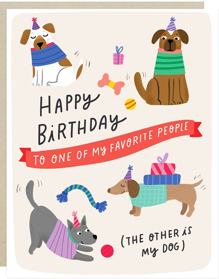 Favorite Dog Birthday Card
