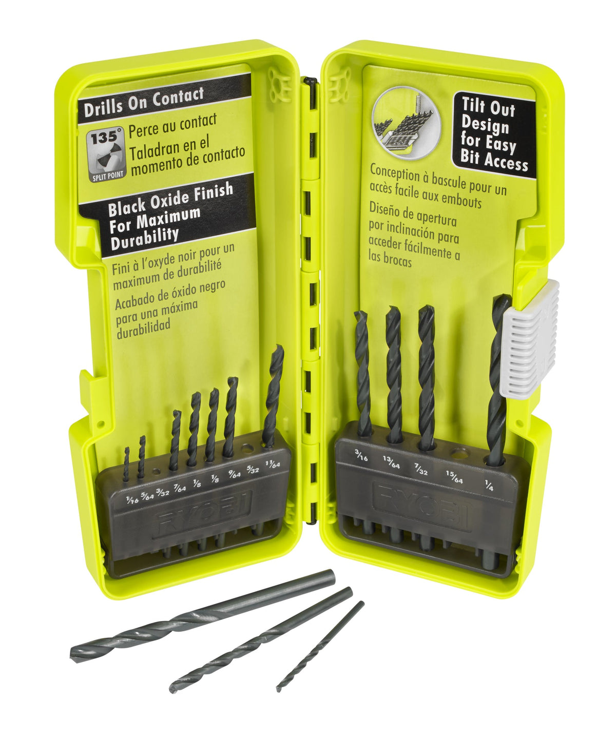 14 PC. Black Oxide Drill Bit Set Image 3