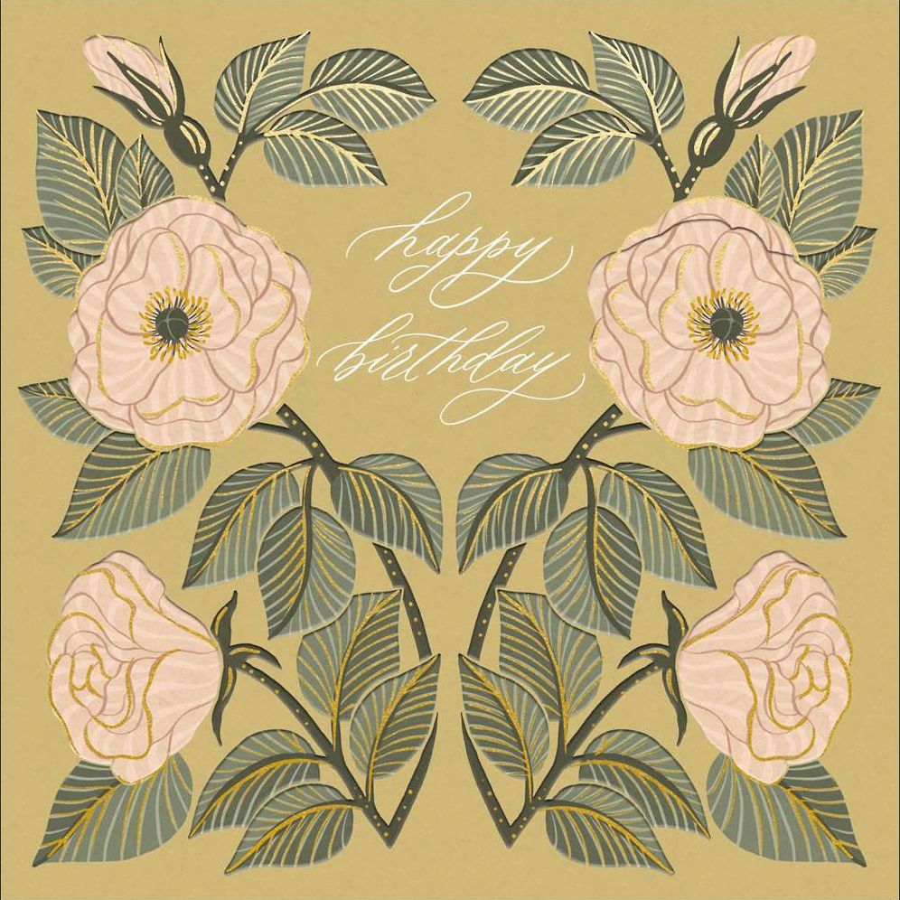 Floral Sublime Birthday Card