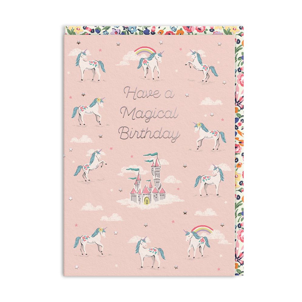 Magical Unicorns Birthday Card