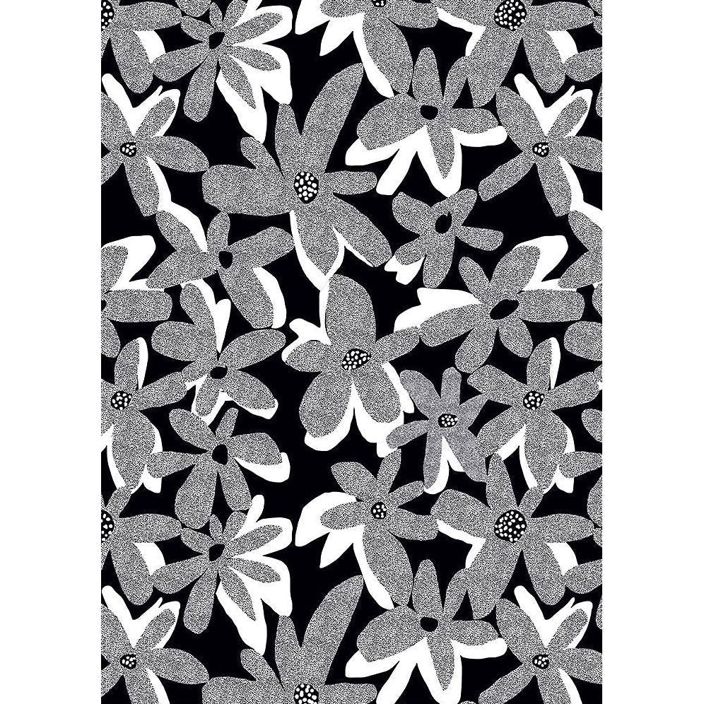 Dark Bloom Flat Wrap