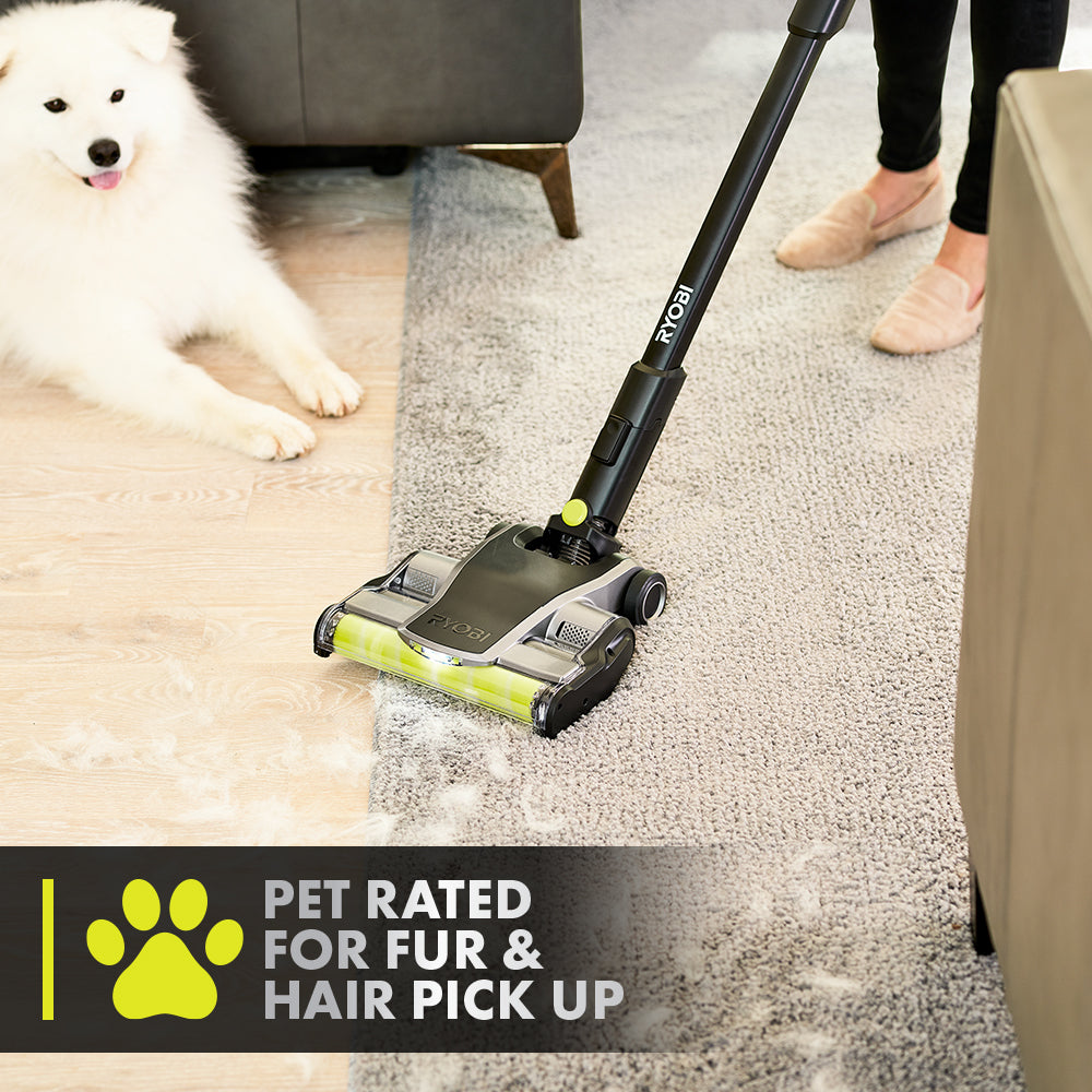 18V ONE+ HP CORDLESS PET STICK VAC KIT WITH DUAL-ROLLER BAR Image 5