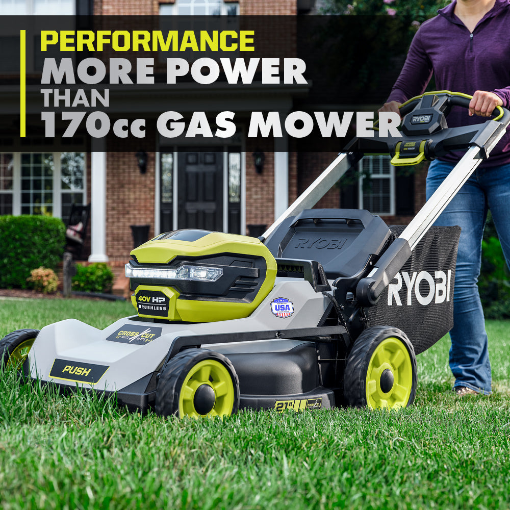 40V HP BRUSHLESS 21" MULTI-BLADE PUSH MOWER KIT Image 5