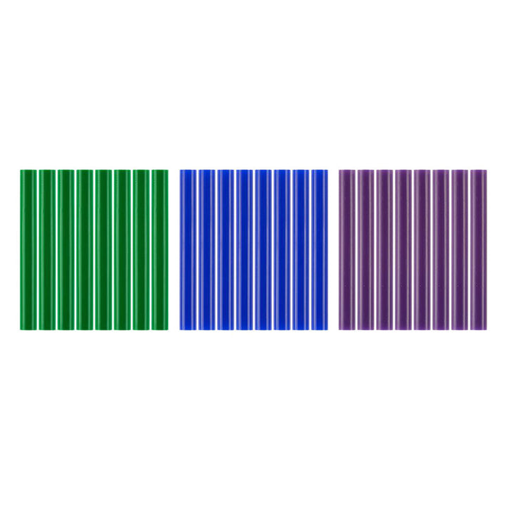 24 PC. Full Size Cool Color Glue Sticks