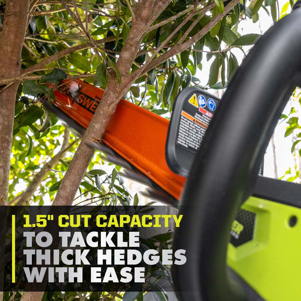 40V HP BRUSHLESS WHISPER SERIES 26" HEDGE TRIMMER KIT Image 6
