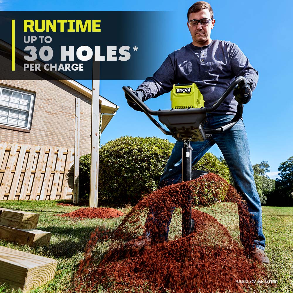 40V HP BRUSHLESS 8" EARTH AUGER Image 4