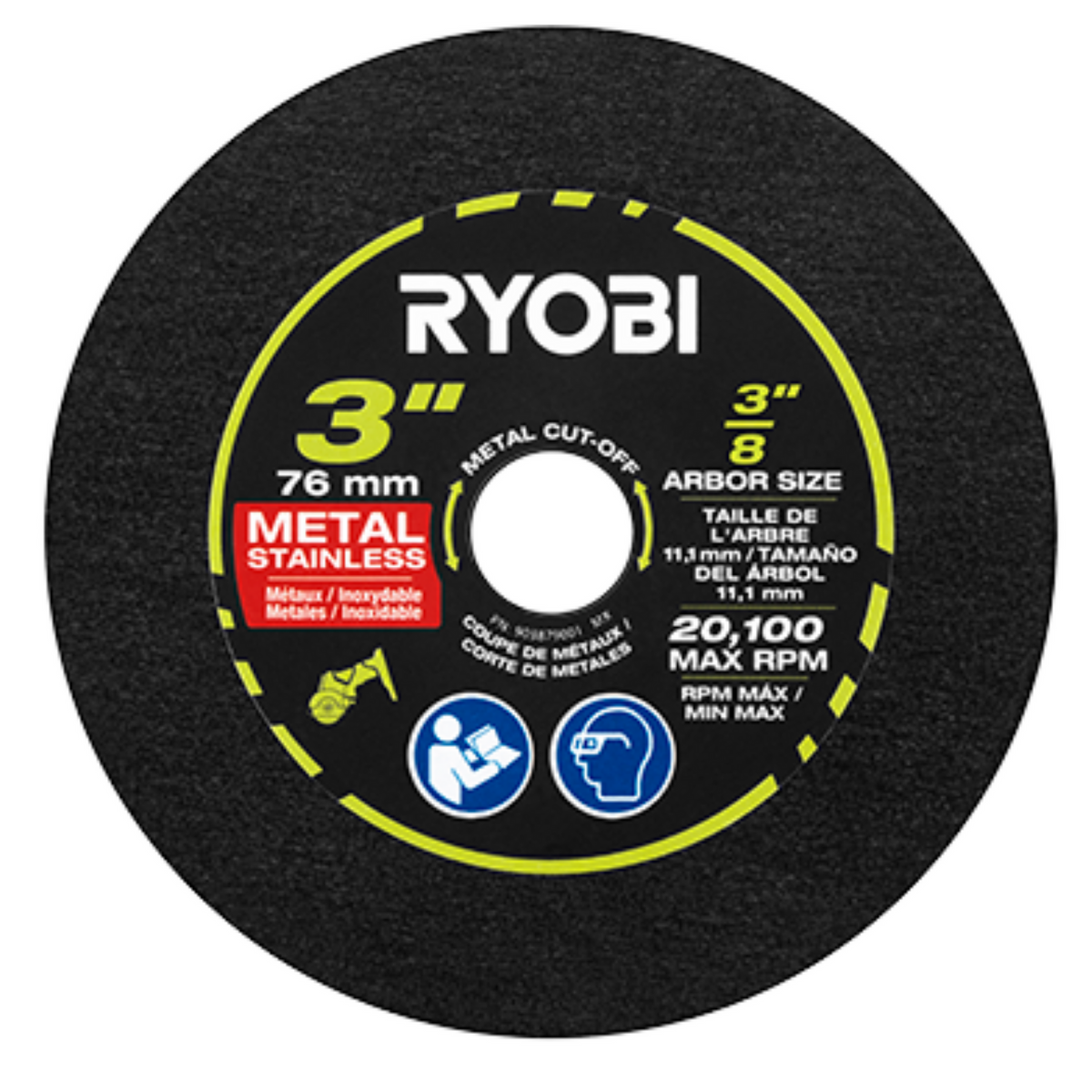 3 " Multi-Material Cut-Off Wheel Set (3-Pack) Image 2