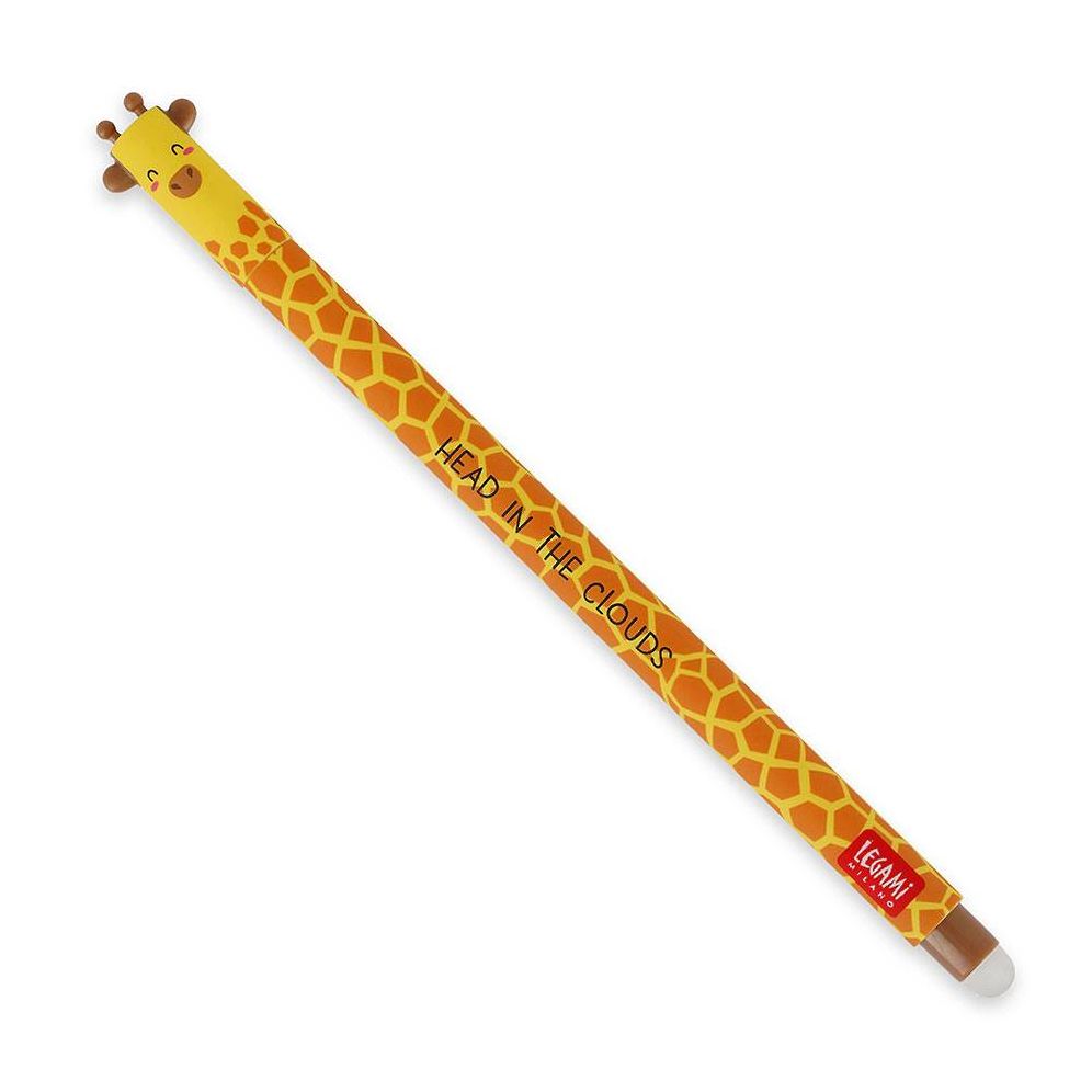 Legami Giraffe Erasable Gel Pen - Black Ink