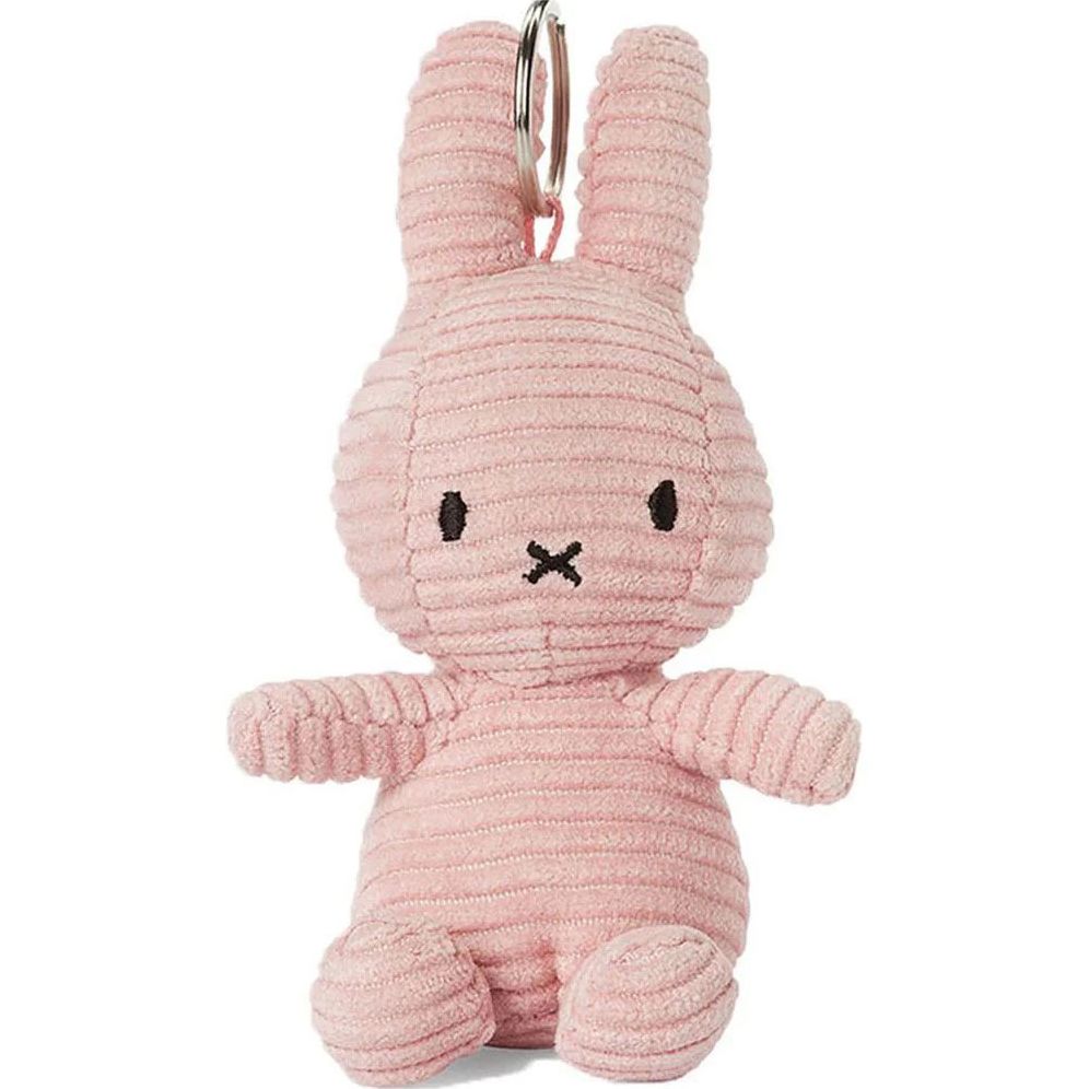 Corduroy Miffy Keychain Pink