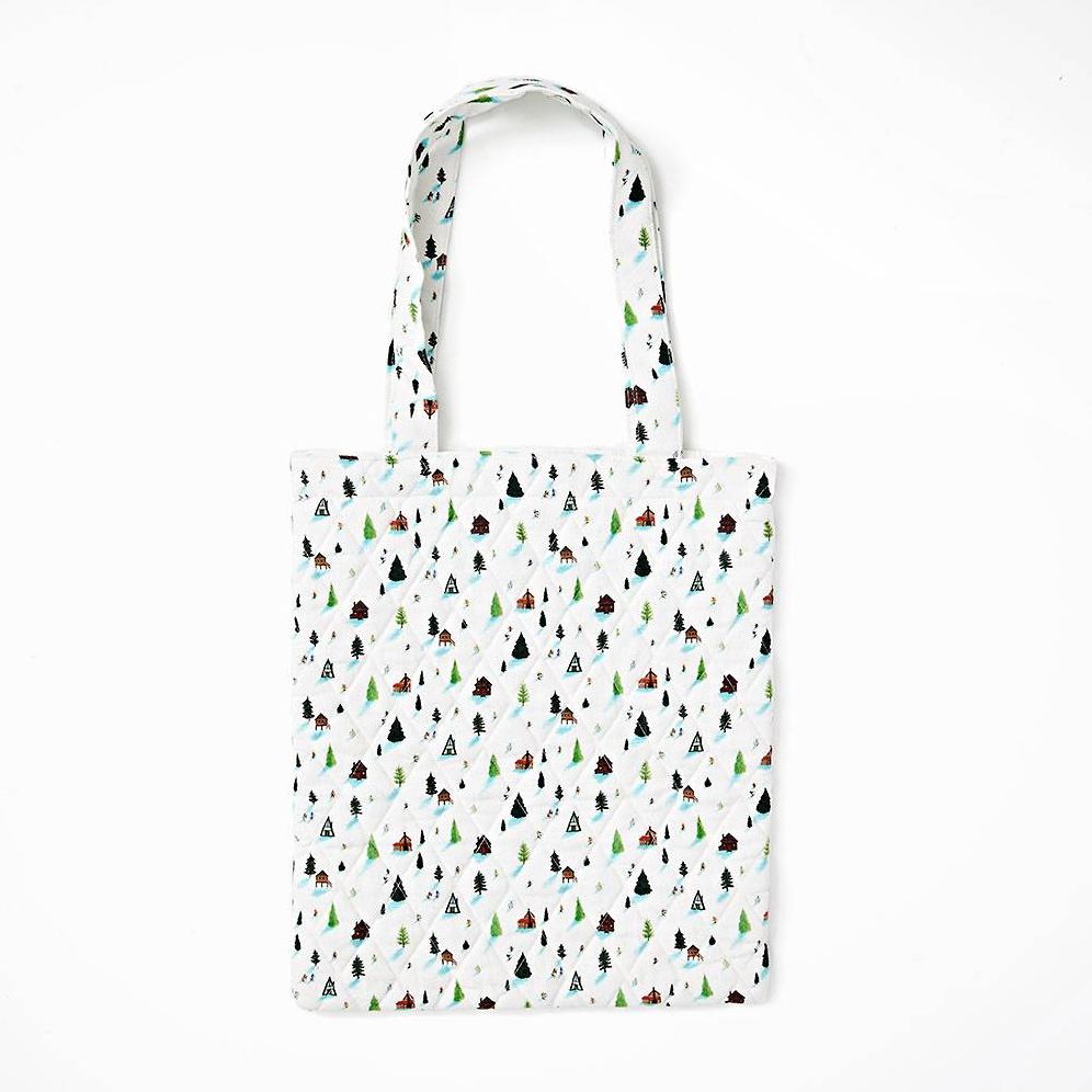 Skiers Quilted Tote