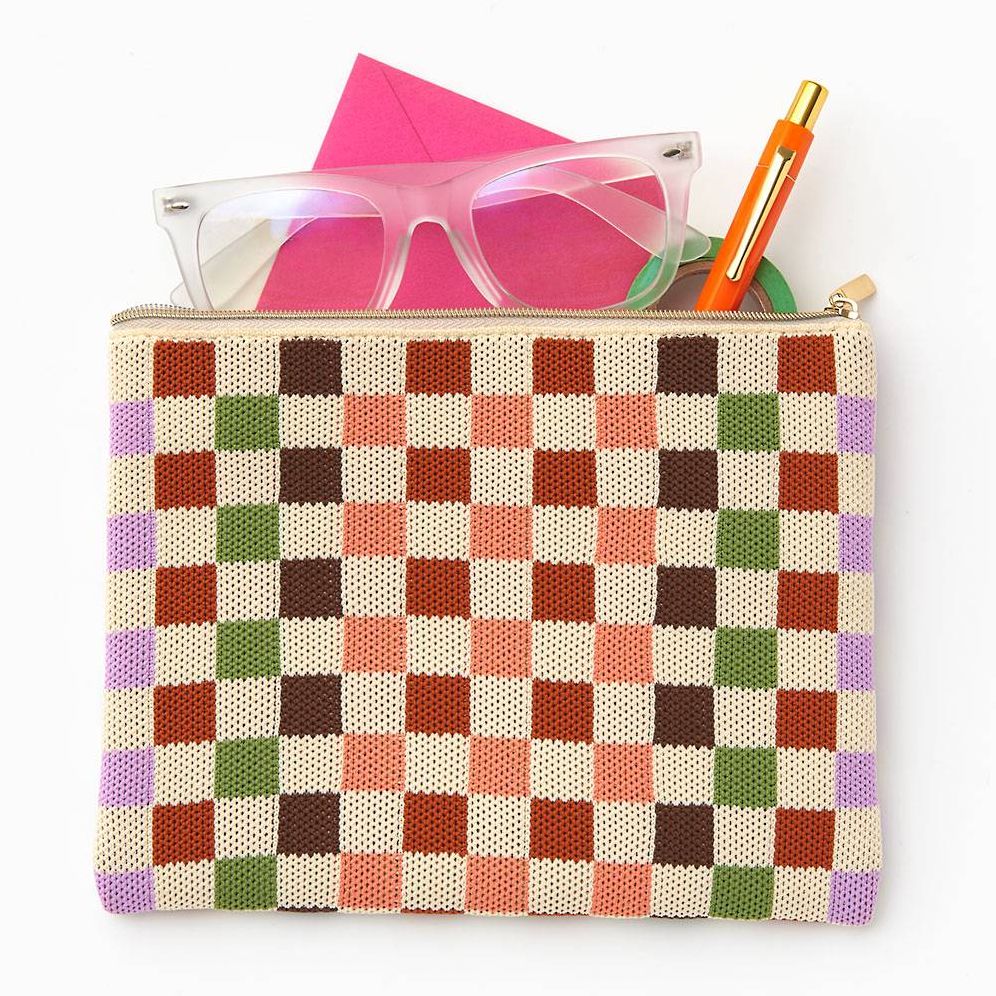 Checkered Pouch