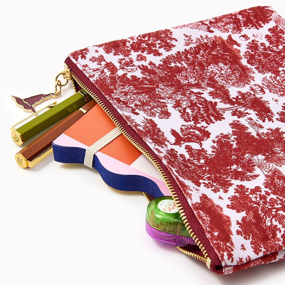 Zippered Toile Pouch