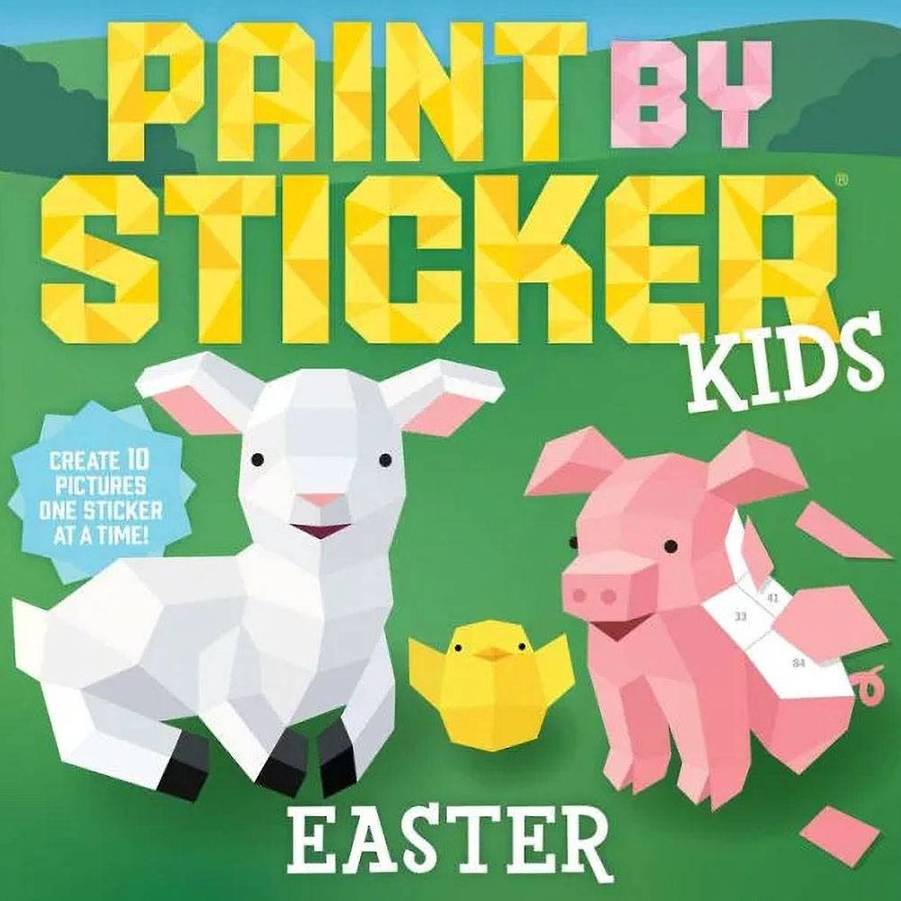 Paint by Sticker Kids (Official): Easter: Create 10 Pictures One Sticker at a Time!