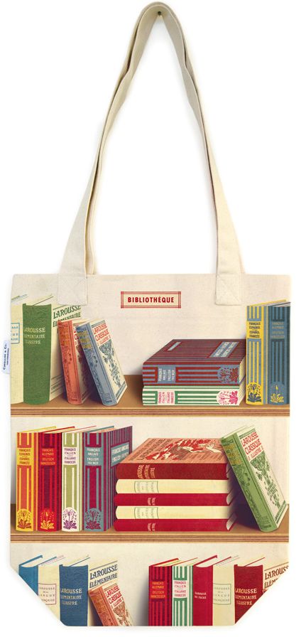 Library Books Tote Bag