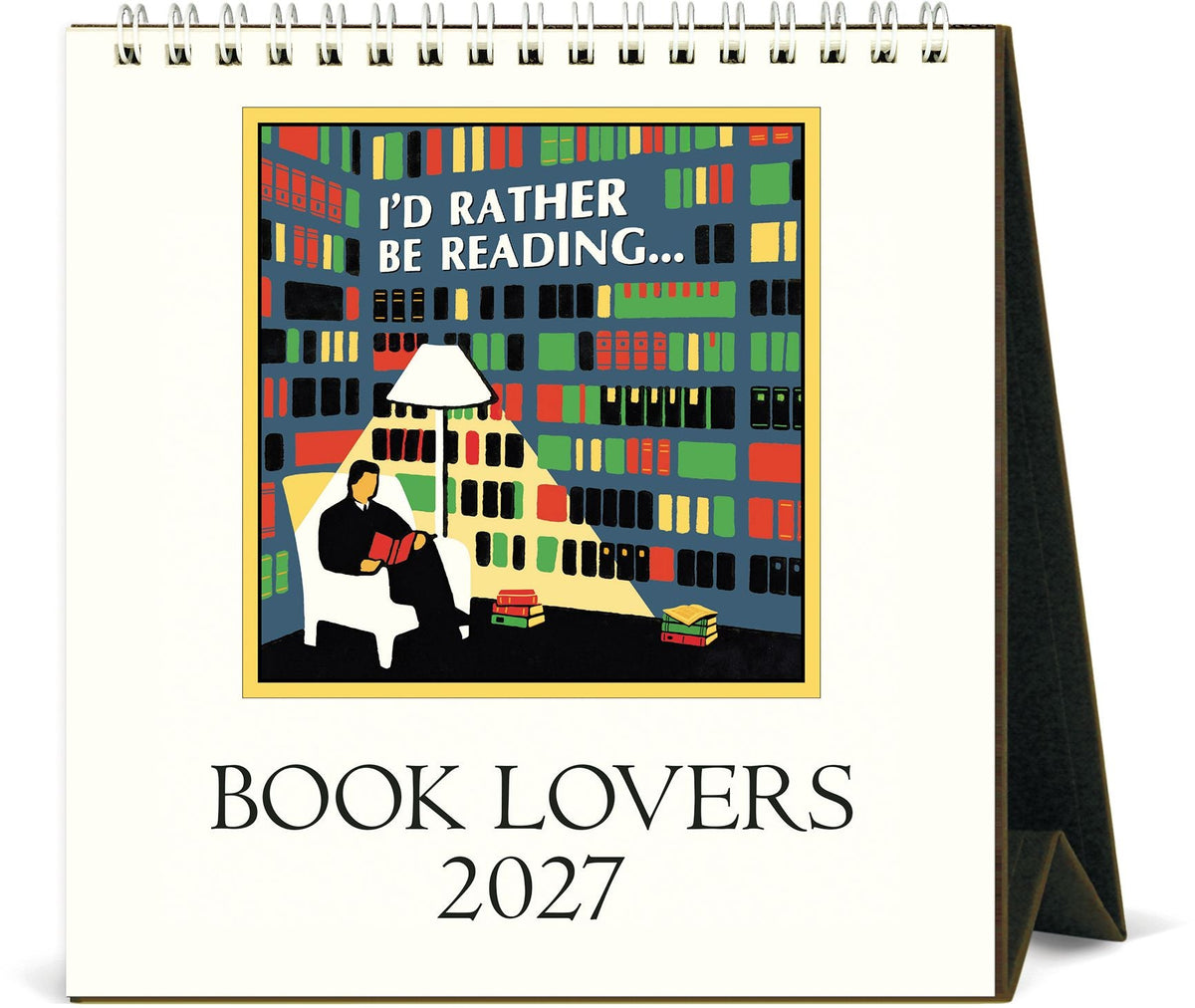 2027 Book Lovers Desk Calendar