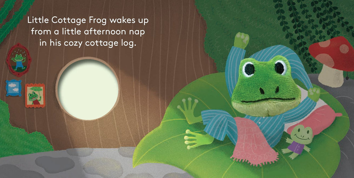 Little Cottage Frog: Finger Puppet Book