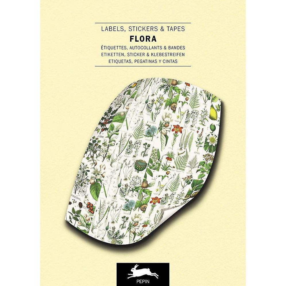 Flora Label, Sticker & Tape Book