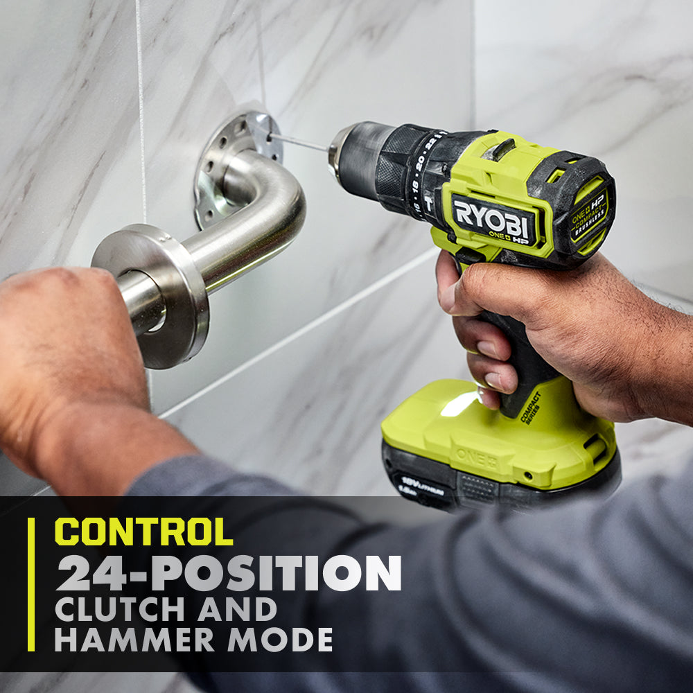 18V ONE+ HP Compact Brushless 1/2" Hammer Drill