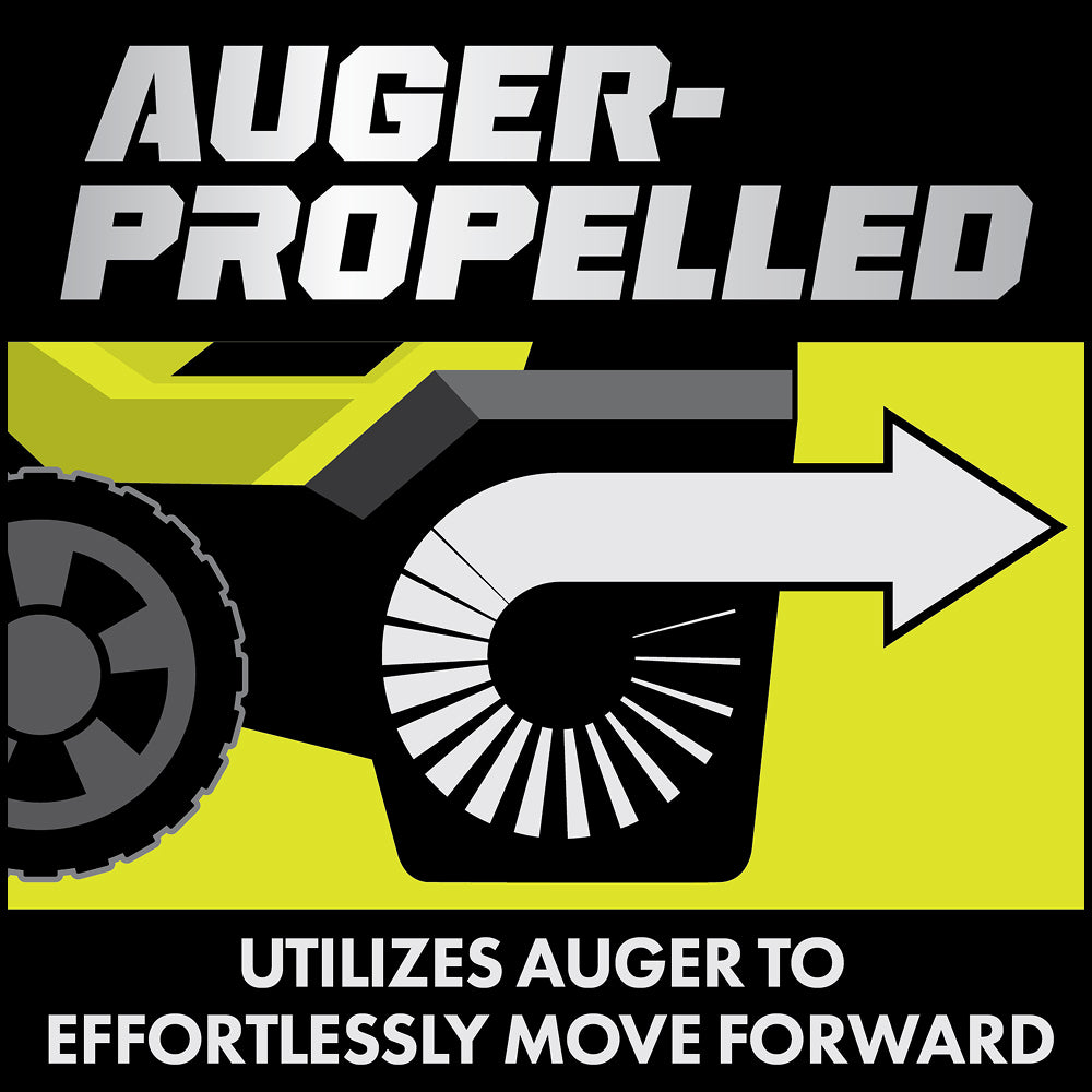 40V HP Brushless 18" Single-Stage Auger-Propelled Snow Blower