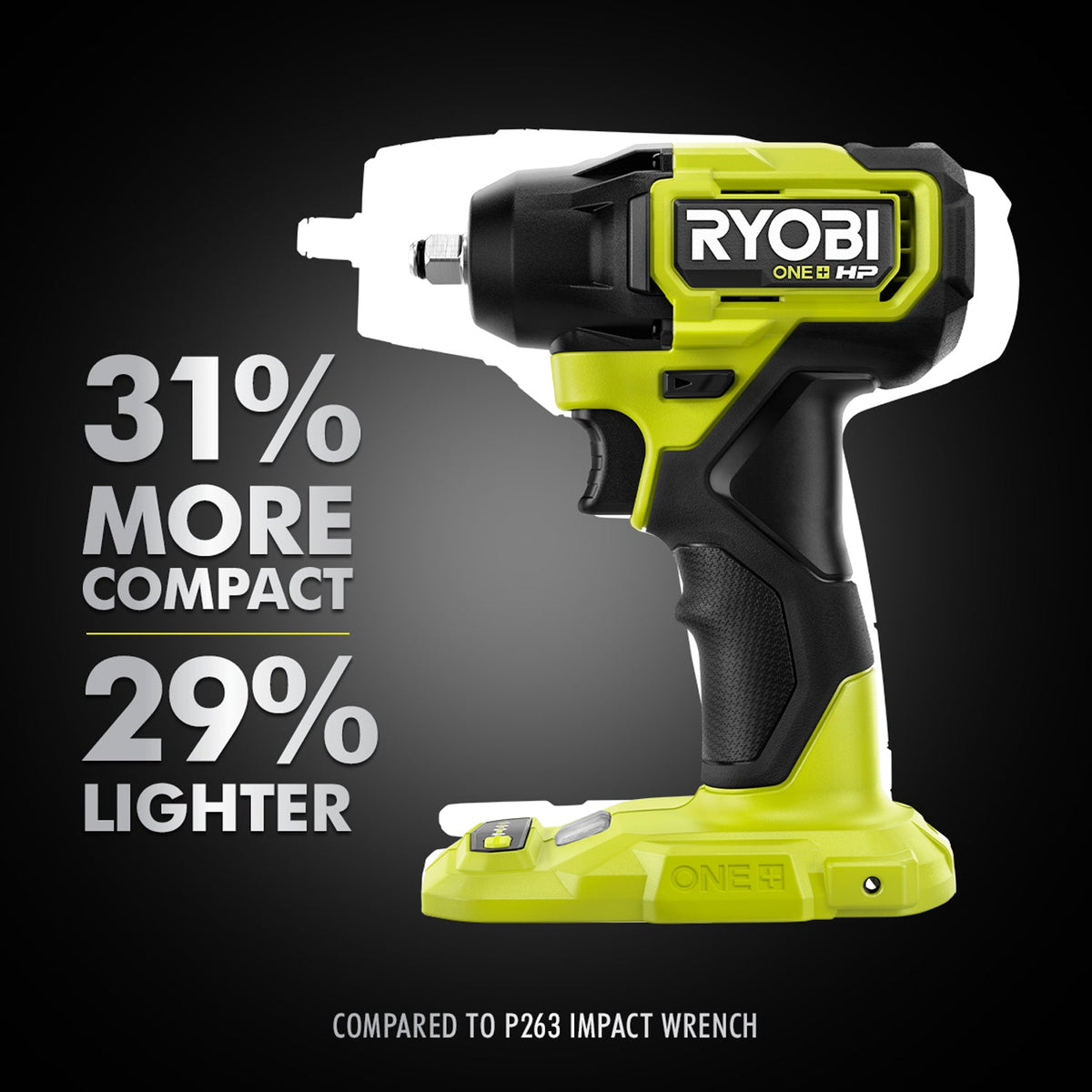 18V ONE+ HP Compact Brushless 4-Mode 3/8” Impact Wrench Image 2