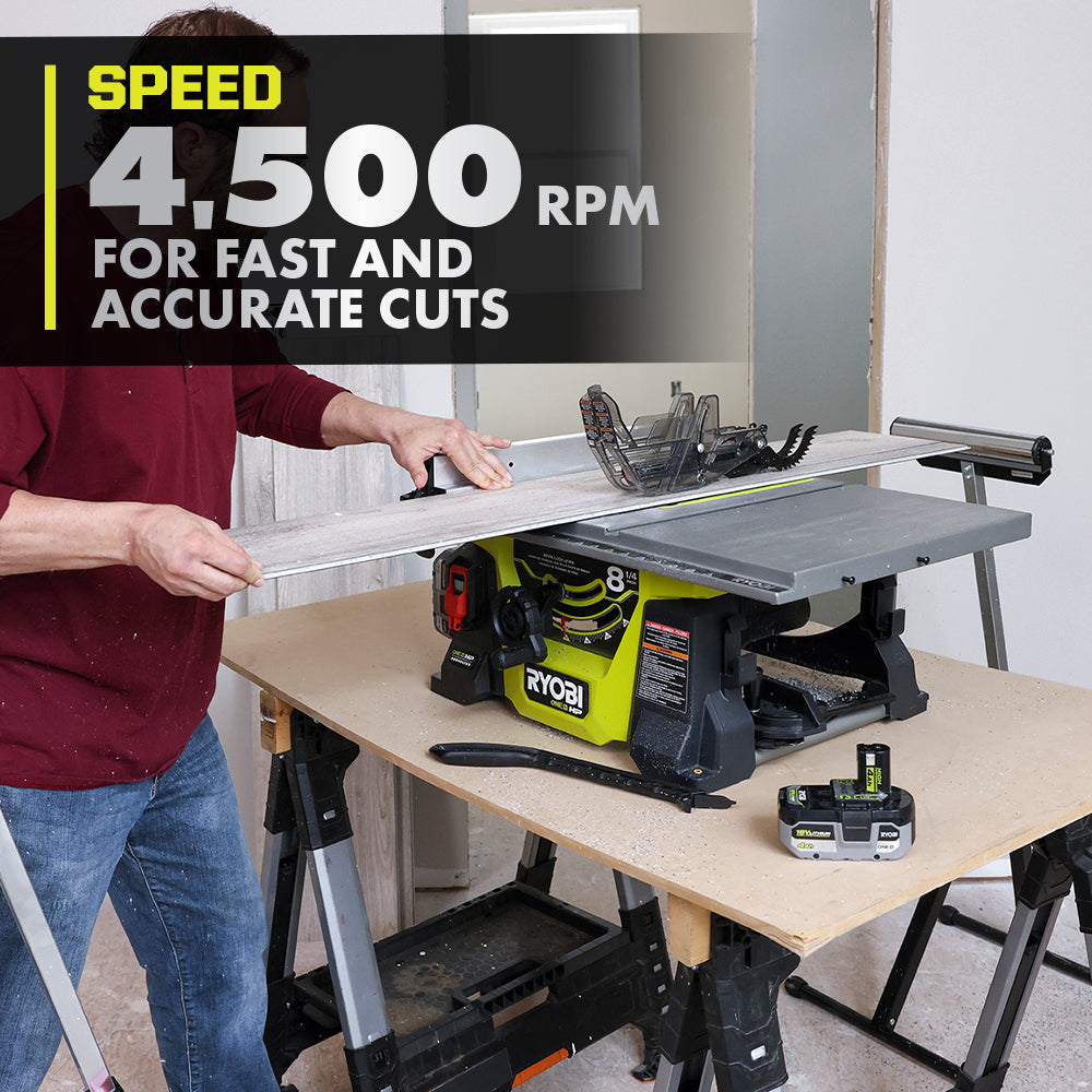 18V ONE+ HP BRUSHLESS 8-1/4" TABLE SAW Image 4