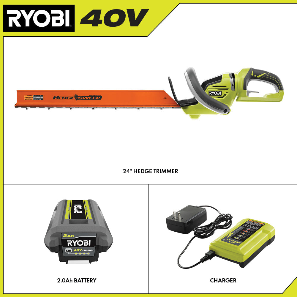 40V 24" HEDGE TRIMMER KIT Image 3