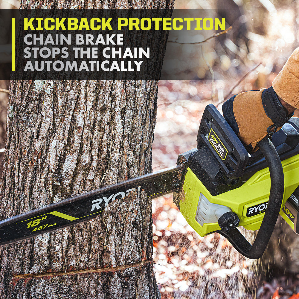 40V HP BRUSHLESS 18" CHAINSAW KIT Image 7