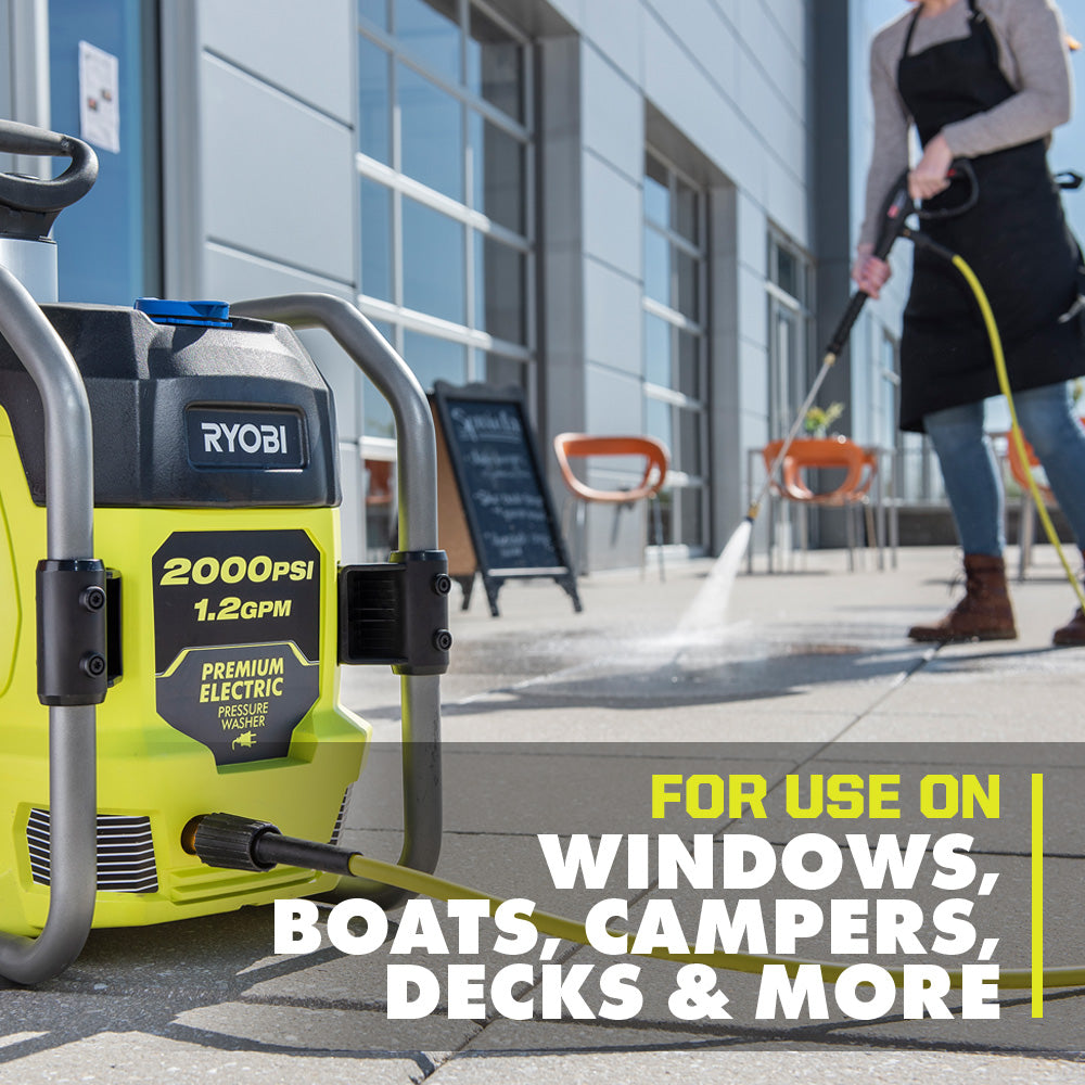 2000 PSI ELECTRIC PRESSURE WASHER WITH FREE 12" ELECTRIC PRESSURE WASHER SURFACE CLEANER Image 6