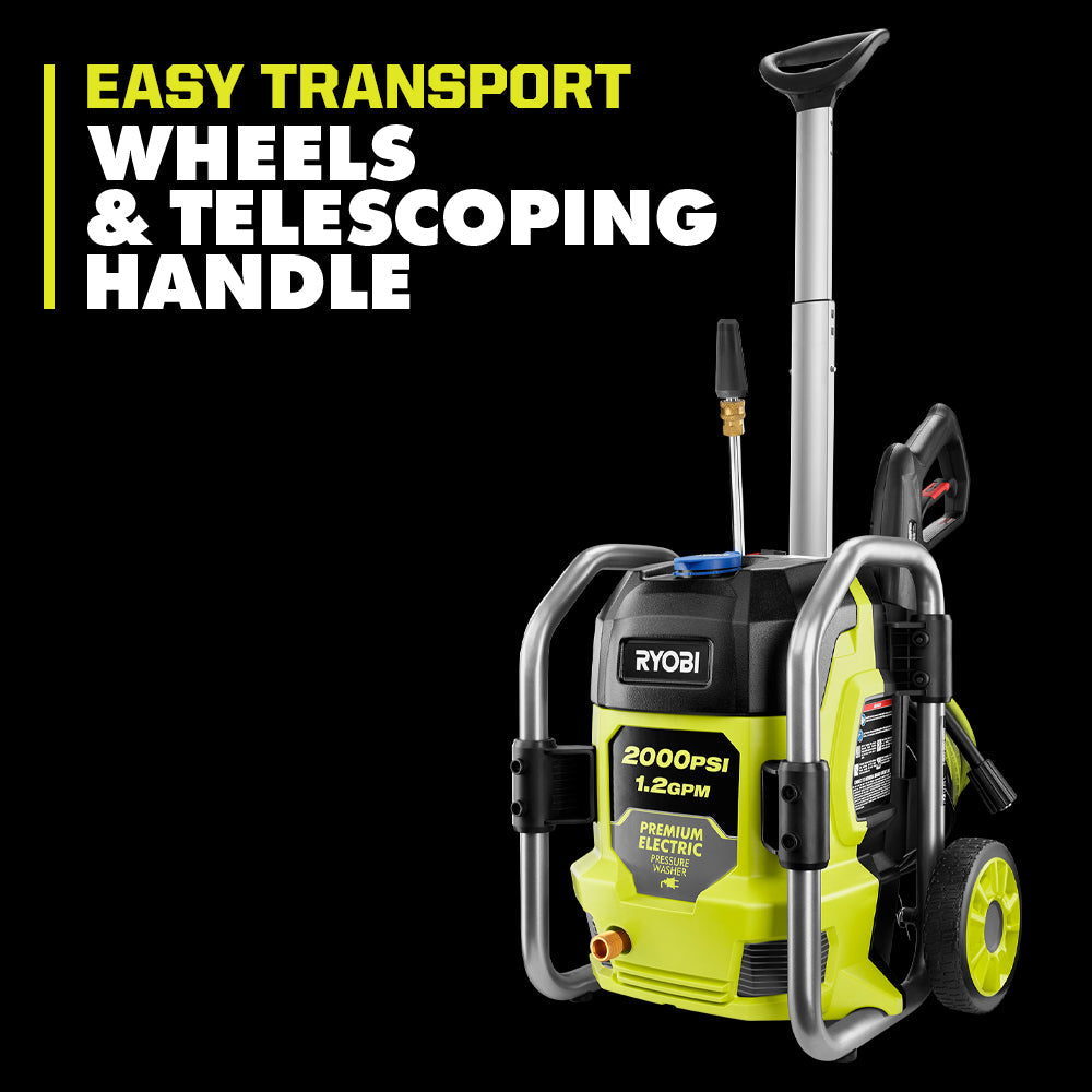 2000 PSI ELECTRIC PRESSURE WASHER WITH FREE 12" ELECTRIC PRESSURE WASHER SURFACE CLEANER Image 7