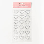 Gemstone Hearts Stickers