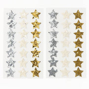 Chunky Glitter Star Stickers