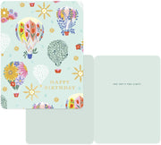 Sky's The Limit Balloons Birthday Card